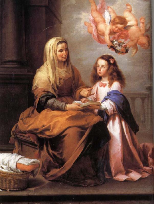 Bartolome Esteban Murillo St Anne and the small Virgin Mary china oil painting image
